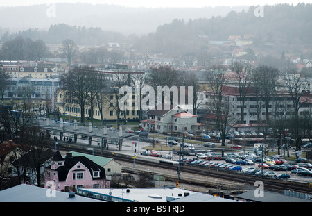 Villaggio svedese, Kungsbacka Foto Stock