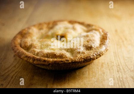 In casa la torta di mele Foto Stock