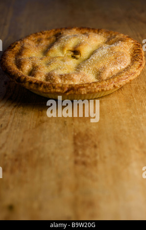 In casa la torta di mele Foto Stock
