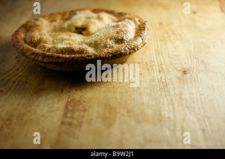 In casa la torta di mele Foto Stock