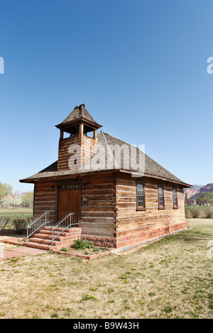 Registro storico Chiesa a Torrey USA Utah Foto Stock