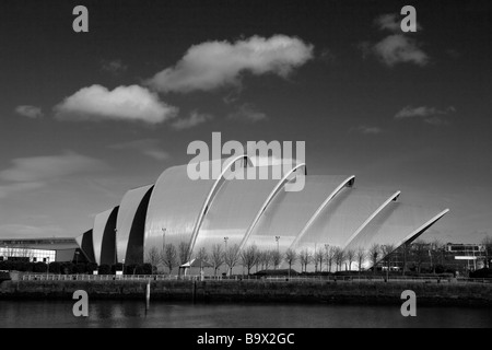 L'Armadillo edificio al SECC, che sorge sulle rive del fiume Clyde, Glasgow, Scozia Foto Stock
