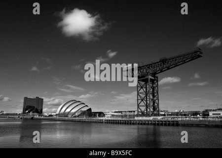 L'Armadillo edificio al SECC, che sorge sulle rive del fiume Clyde, Glasgow, Scozia Foto Stock
