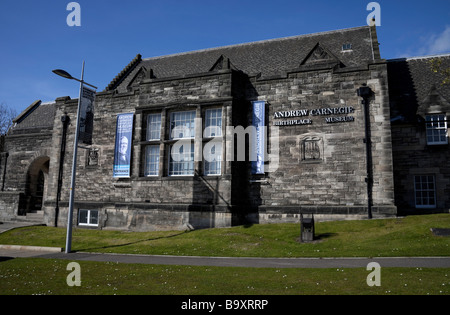Andrew Carnegie Birthplace Museum, Dunfermline, Fife, Scozia, Regno Unito, Europa Foto Stock