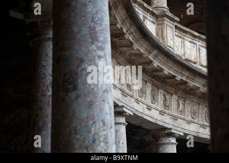 Palazzo rinascimentale di Carlos V nell'Alhambra di Granada Spagna Foto Stock