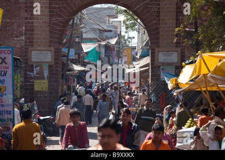 Gate a Fatehpur Sikri in Uttar Pradesh India Foto Stock