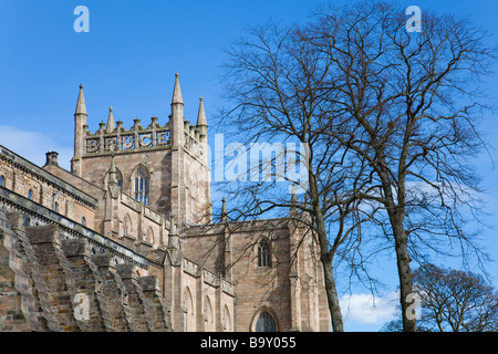 La torre a Dunfermline Abbey Church Foto Stock