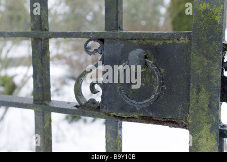 KITCHEN GARDEN GATE HANDLE, INGHILTERRA Foto Stock