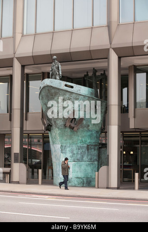 La sede dell'Organizzazione marittima internazionale sull'Albert Embankment London Foto Stock