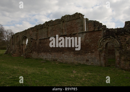 White Ladies Priory, Shropshire, Inghilterra Foto Stock