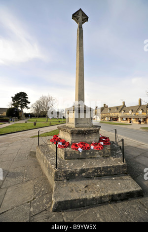 High street broadway cotswolds WORCESTERSHIRE REGNO UNITO Foto Stock