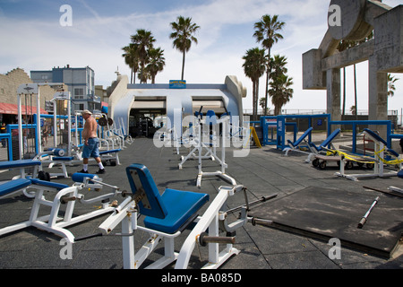 Muscle Beach Venice Beach Los Angeles California USA Foto Stock