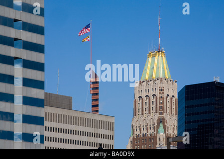 Alcuni edifici in Baltimore, Maryland comprendendo Donald Schaefer Tower Bank of America Building 250 West Pratt Foto Stock