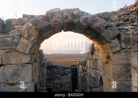 Greco anfiteatro romano Mileto Turchia Foto Stock