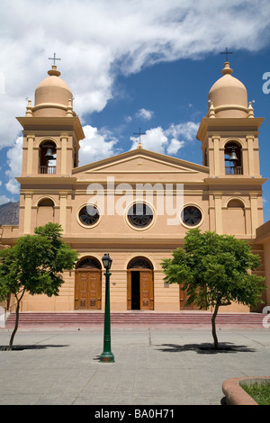 La Iglesia Catedral la Nostra Signora del Rosario, Cafayate, Argentina Foto Stock