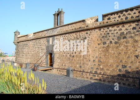 Castillo de San Jose, Arrecife, Lanzarote, Isole Canarie, Spagna Foto Stock