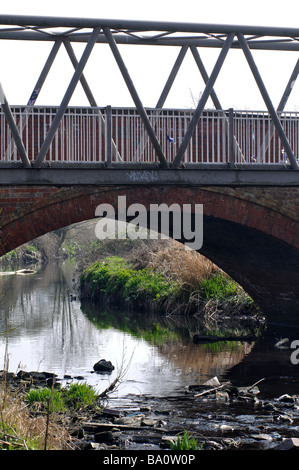 Fiume Cole, Yardley, Birmingham, West Midlands, England, Regno Unito Foto Stock