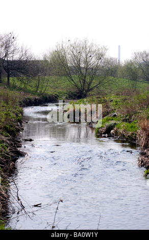 Fiume Cole, Yardley, Birmingham, West Midlands, England, Regno Unito Foto Stock