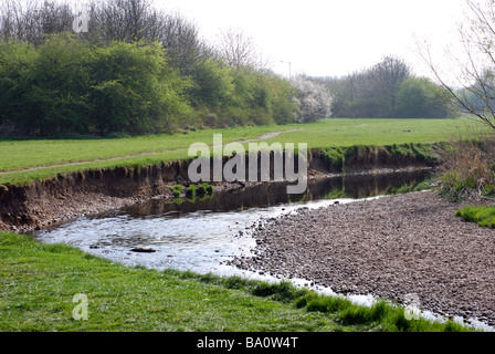 Fiume Cole, Yardley, Birmingham, West Midlands, England, Regno Unito Foto Stock