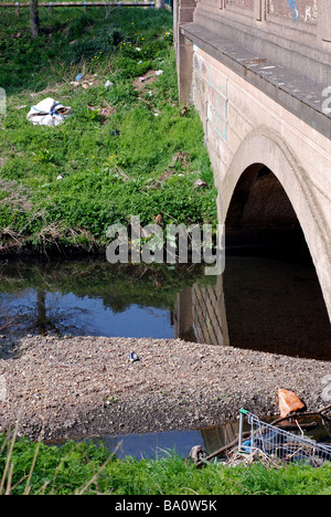 Fiume Cole, Yardley, Birmingham, West Midlands, England, Regno Unito Foto Stock