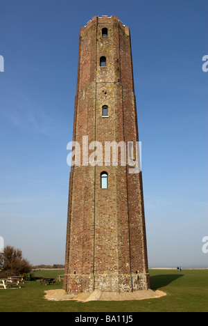 Il Naze Tower una storica Il Grade ii Listed è un edificio marittima, Walton-on Naze, Essex, Regno Unito. Foto Stock