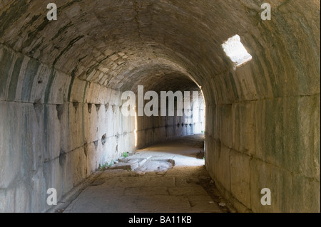 Greco anfiteatro romano Mileto Turchia Foto Stock