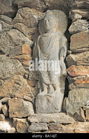 Simbolo di Buddismo presso il castello di Schloss Juval in Val Senales Val Senales VAL VENOSTA Val Venosta Trentino Italia possedute da Reinh Foto Stock