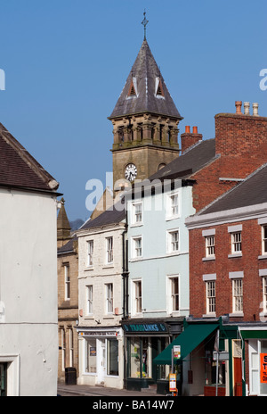 'St Johns Street' in Wirksworth,Derbyshire, Inghilterra, "Gran Bretagna", "Regno Unito" Foto Stock