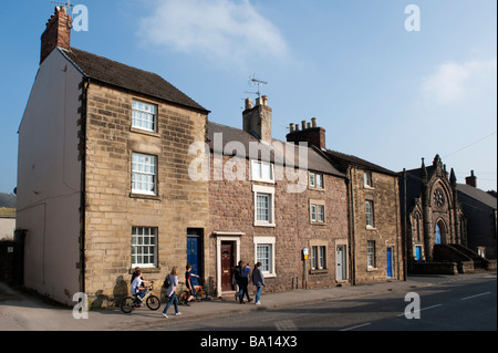 'St Johns Street' in Wirksworth,Derbyshire, Inghilterra, "Gran Bretagna", "Regno Unito" Foto Stock