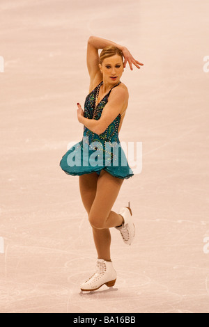 Joannie Rochette può competere nel Signore libero nel 2009 World Figure Skating Championships Foto Stock