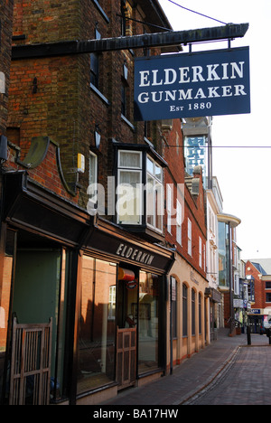 Elderkin Gunmaker est1880 Spalding Lincolnshire Inghilterra. Foto Stock