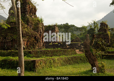 Il tempio Hindu mio figlio in Vietnam centrale del patrimonio mondiale UNESCO dal 1999 Foto Stock