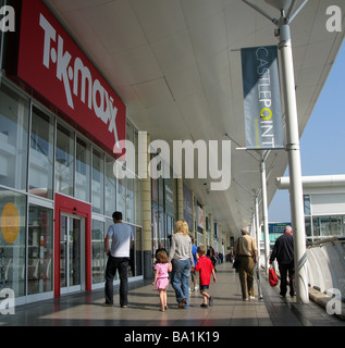 Castlepoint shopping centre, Bournemouth Dorset, Gran Bretagna, Regno Unito Foto Stock