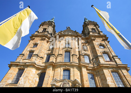 Pilgrimchurch di vierzehnheiligen vicino a Bad Staffelstein frankonia superiore Baviera Germania Foto Stock