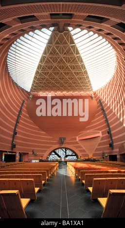 Cattedrale della Resurrezione IN EVRY opera di Mario Botta Foto Stock