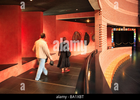 Cattedrale della Resurrezione IN EVRY opera di Mario Botta Foto Stock