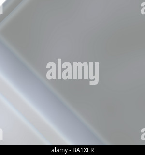 Abstract background design liscio con angolari metallici forme geometriche Foto Stock