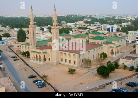 Grande moschea o Suadi moschea di Nouakchott Mauritania Foto Stock