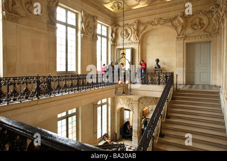Scala principale del museo di Picasso a Parigi Foto Stock