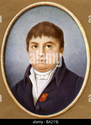 Murat, Joachim, 25.3.1771 - 13.10.1815, francese generale, Re di Napoli 1808 - 1815, ritratto, stampa dopo la miniatura, 1813, di sigari Foto Stock