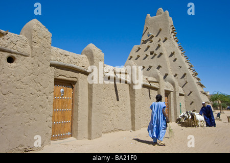 La moschea di Sankore in Timbuktu Mali Foto Stock