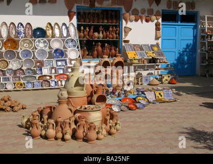 Tunisia Djerba Kallala in ceramica Foto Stock