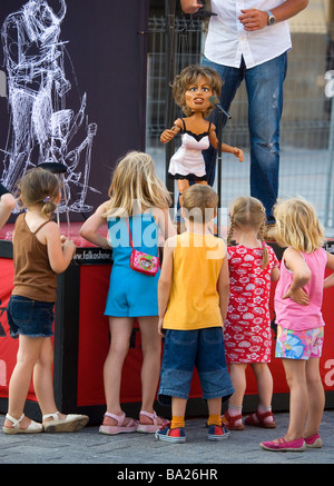 Tina Turner alla principale piazza del Mercato di Cracovia in Polonia Foto Stock