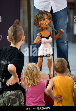 Tina Turner alla principale piazza del Mercato di Cracovia in Polonia Foto Stock