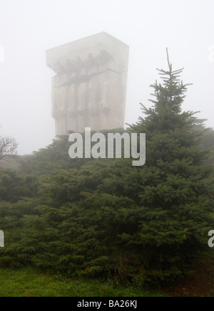 Memorial presso il sito di Plaszow Campo di concentramento nazista Cracovia Polonia Foto Stock