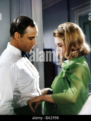 La CHASE 1966 Columbia film con Marlon Brando e Jane Fonda Foto Stock