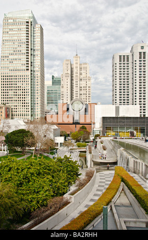 San Francisco, Yerba Buena Center SF e il Museo di Arte Moderna Foto Stock