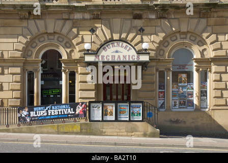 Burnley meccanica, Manchester Road, Burnley, Lancashire, Inghilterra, Regno Unito Foto Stock