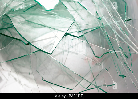 Shattered Glass Foto Stock