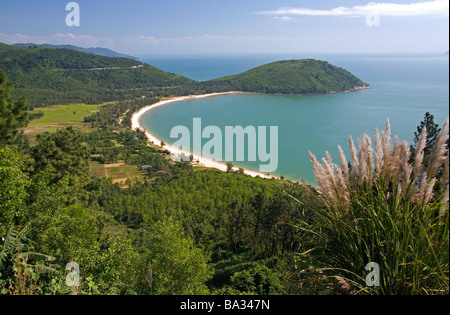 Lebbrosario villaggio a nord di Da Nang lungo il mare della Cina del Sud Vietnam Foto Stock